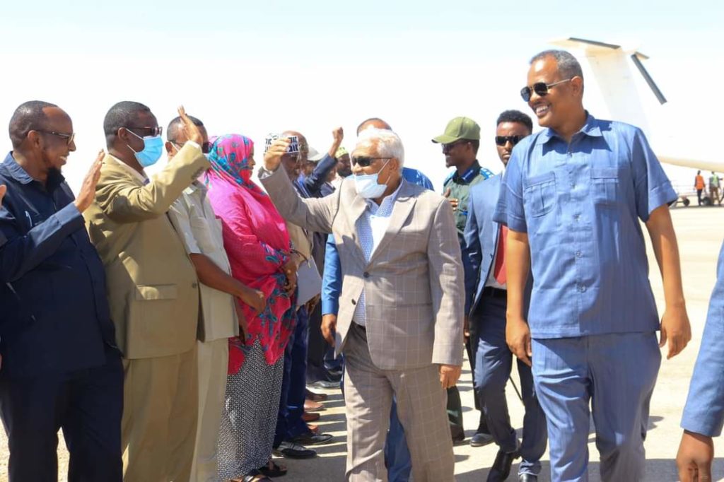 Madaxweyne xigeenka Puntland oo dib ugu soo laabtay Garowe