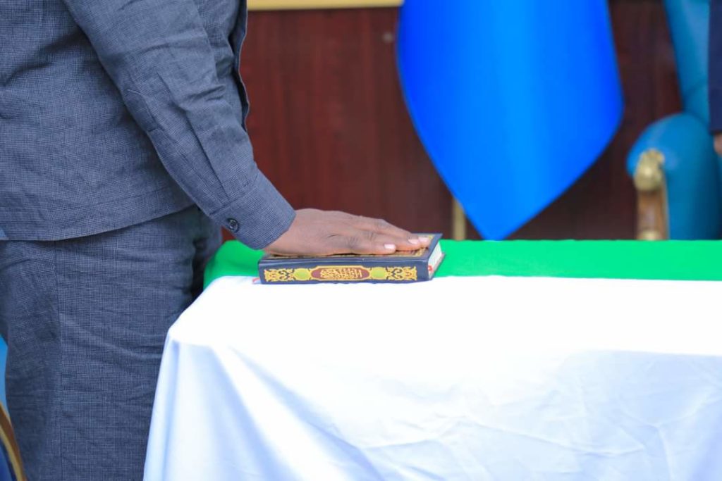 Wasiiradii dhawaan la magacaabay oo la dhaariyay