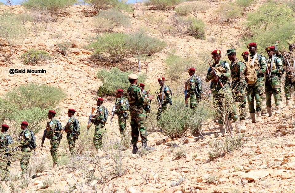 Ciidamo kale oo ku gadooday Xerada Xergoble