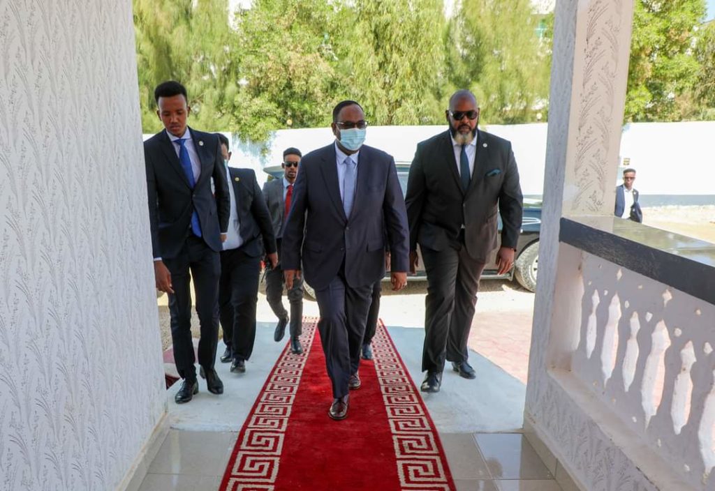 Madaxweyne Deni oo usafraya Bosaso iyo khilaafkii PSF oo gabagaba maraya