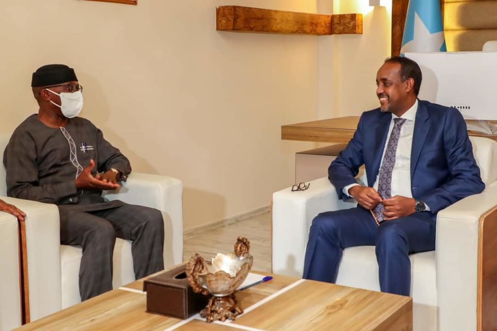 Rooble oo qaabilay Gudoomiyaha Siyaasada iyo Amniga Ee Midowga Afrika