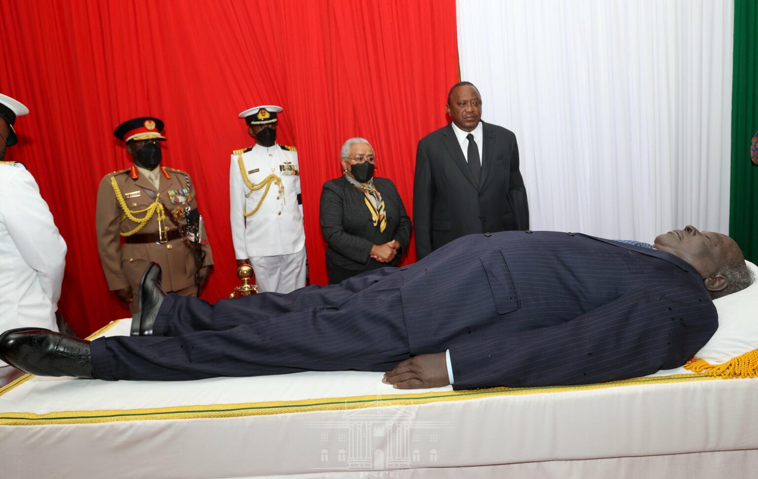 Meydka Mwai Kibaki oo loo soo bandhigayo dadweynaha si ay u daawadan