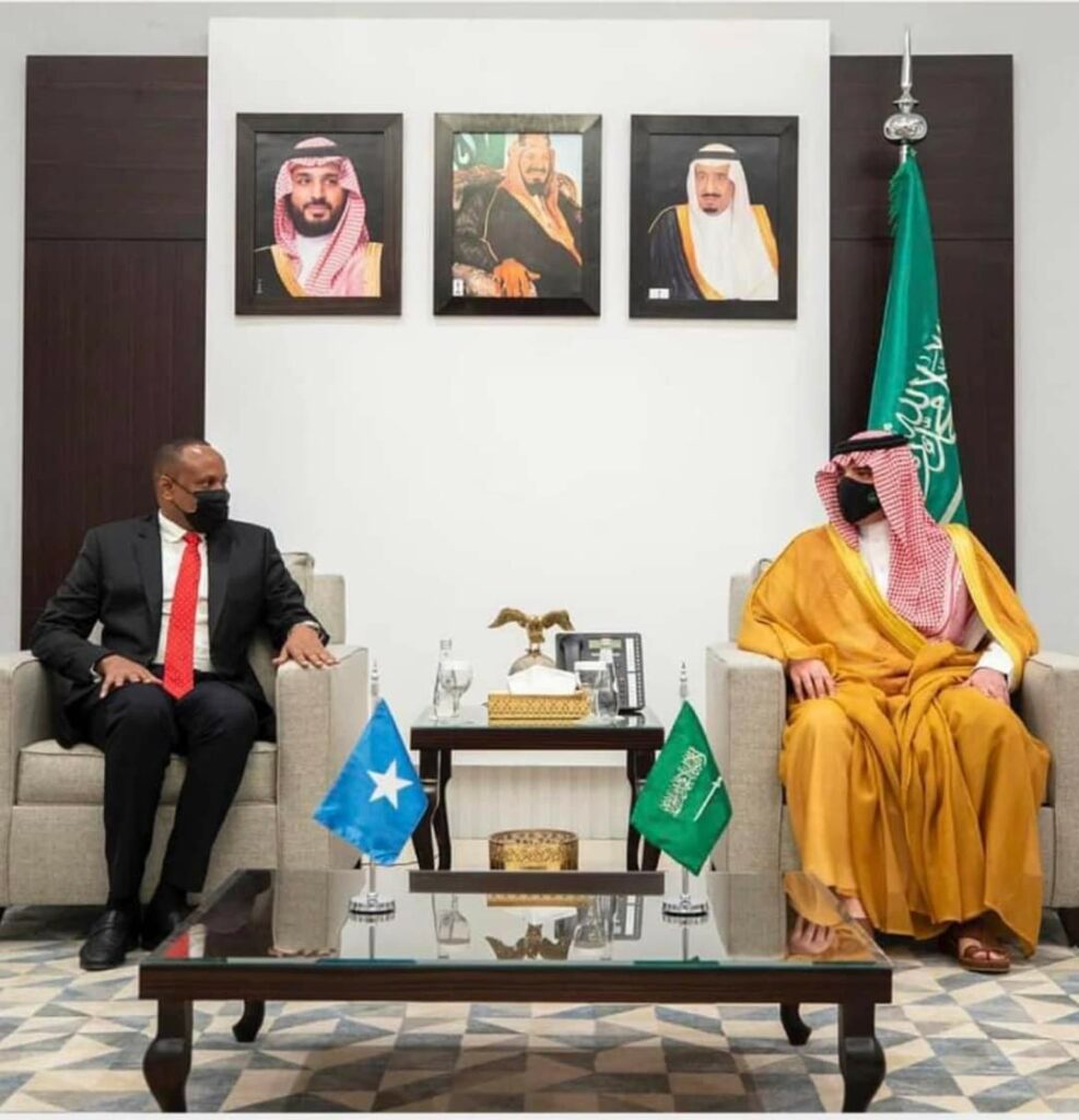 Maxay kawada hadleen Wasiirada Amniga iyo A.Gudaha Ee Somaliya iyo Sacuudiga?