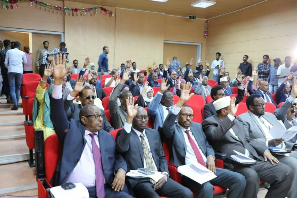 Qorshe lagu fashilinayo Kulanka Wadajirka ah Ee  Baarlamaanka oo socda