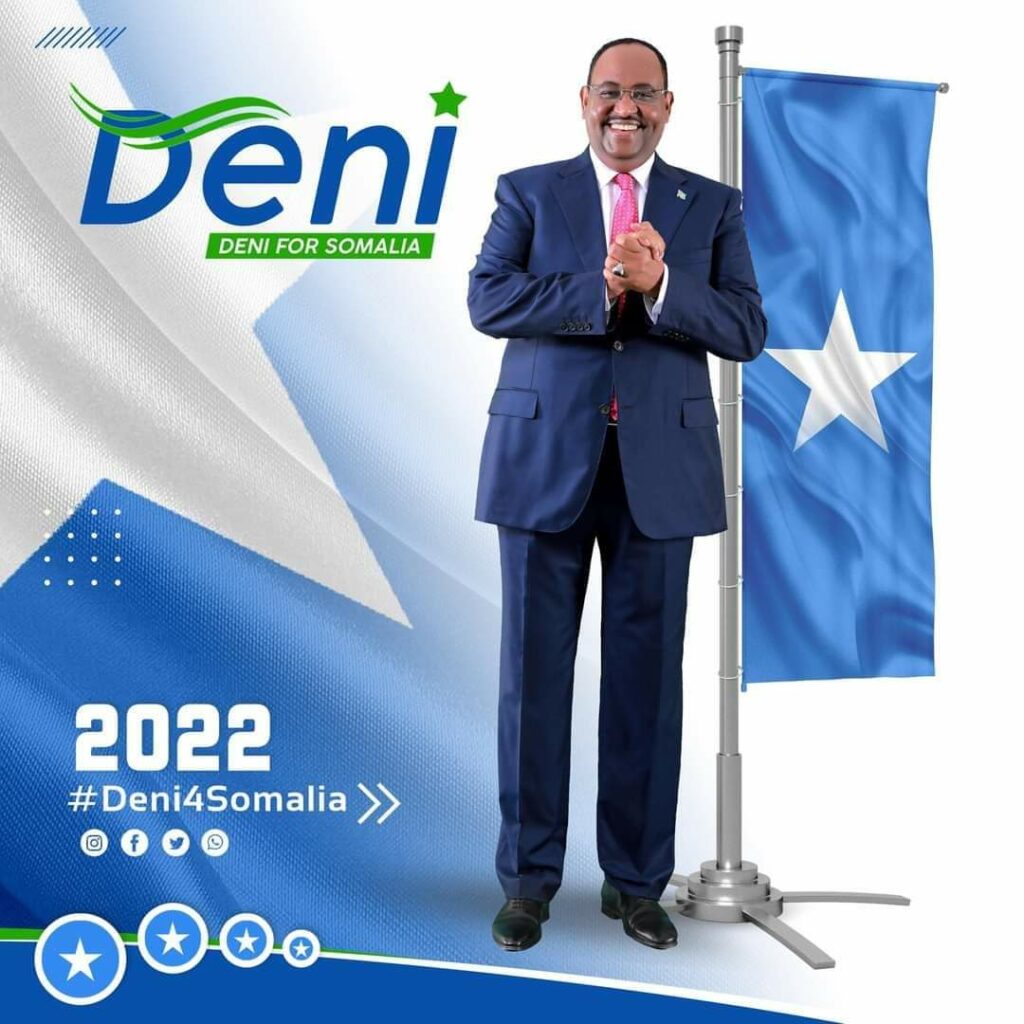 Saadaasha Olalaha Doorasho Ee Madaxweyne Deni