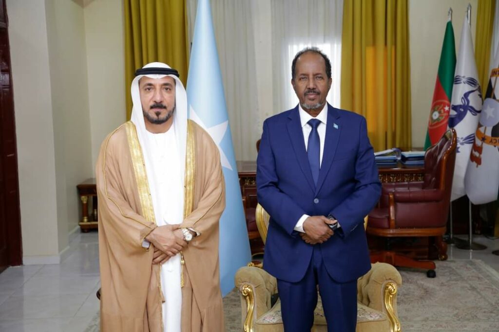 MADAXWEYNE XASAN SHEEKH MAXAMUUD OO UGA MAHADCELIYEY DOWLADDA IMAARAADKA CARABTA GARAB ISTAAGGA UMADDA SOOMAALIYEED EE GURMADKA ABAARAHA.