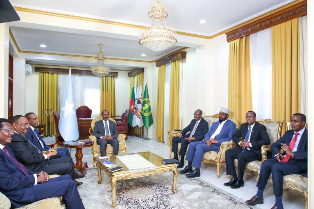 Shirka Golaha Wadatashiga Qaran oo ka furmay Villa Somaliya