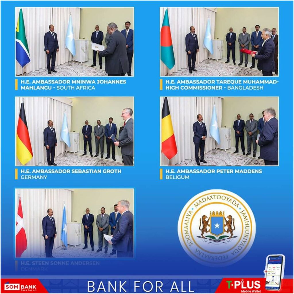 Dhawr Wadan oo Somaliya usoo magacaabay Safiiro cusub