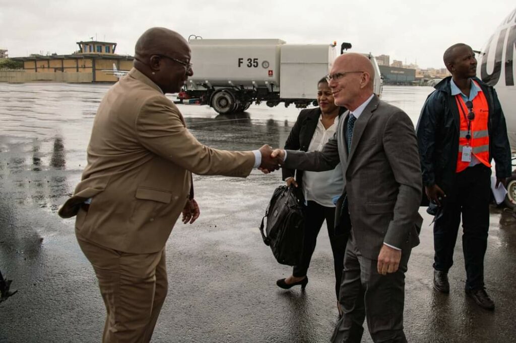 James Swan oo lagu soo dhaweeyay Muqdisho