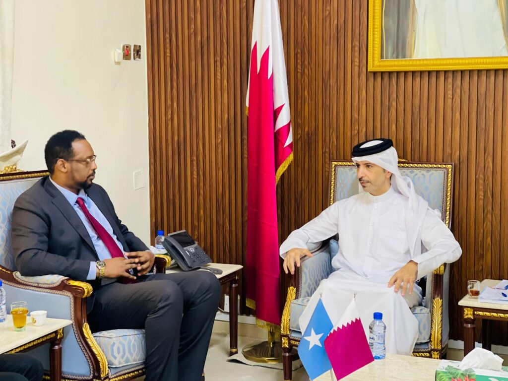 Maxay kawada hadleen MW xigeenka Galmudug iyo Safiirka Qatar?