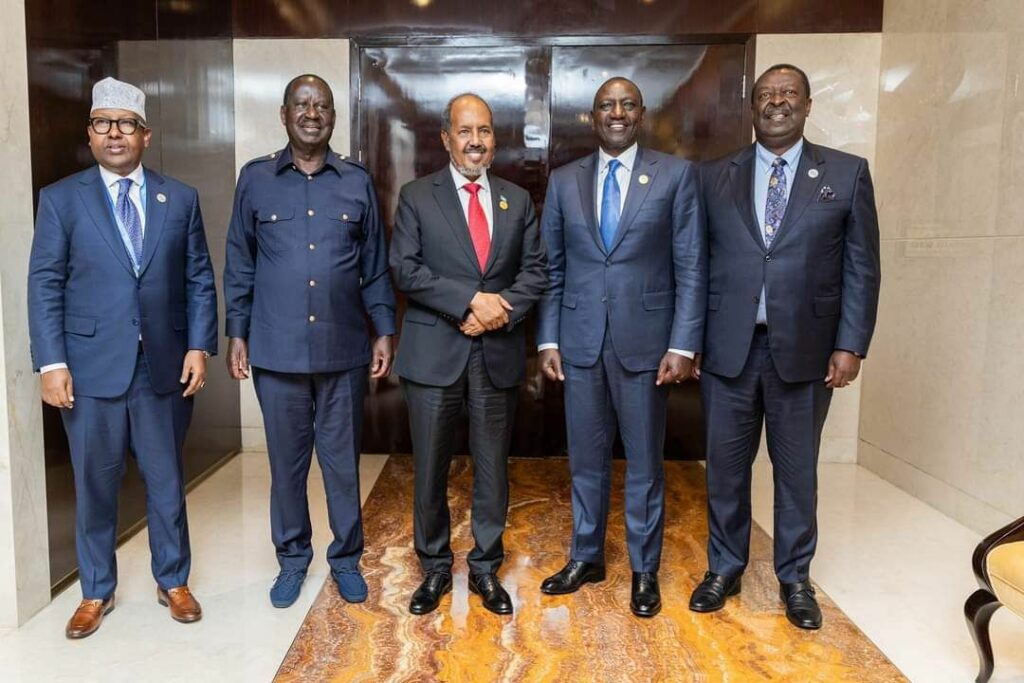 HSM Endorses Kenya’s Raila Odinga for AU Chair in Beijing, Shifting over IOG