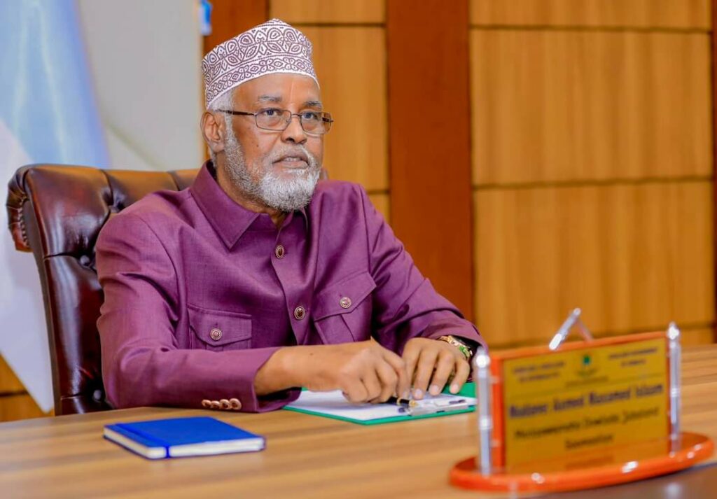 Hartiga Jubaland oo taageeray go’aanka Maamulka A.Madoobe ka qaatay DFS