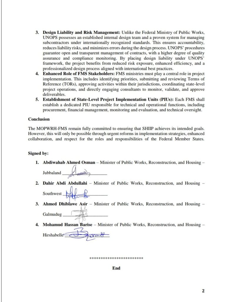 DG Afarta ah Ee Koonfurta oo ka hor yimid DFS