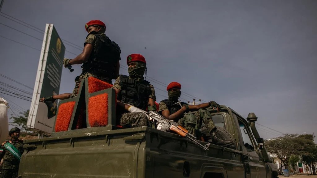 Israeli soldiers of African heritage,deployed to Somaliland
