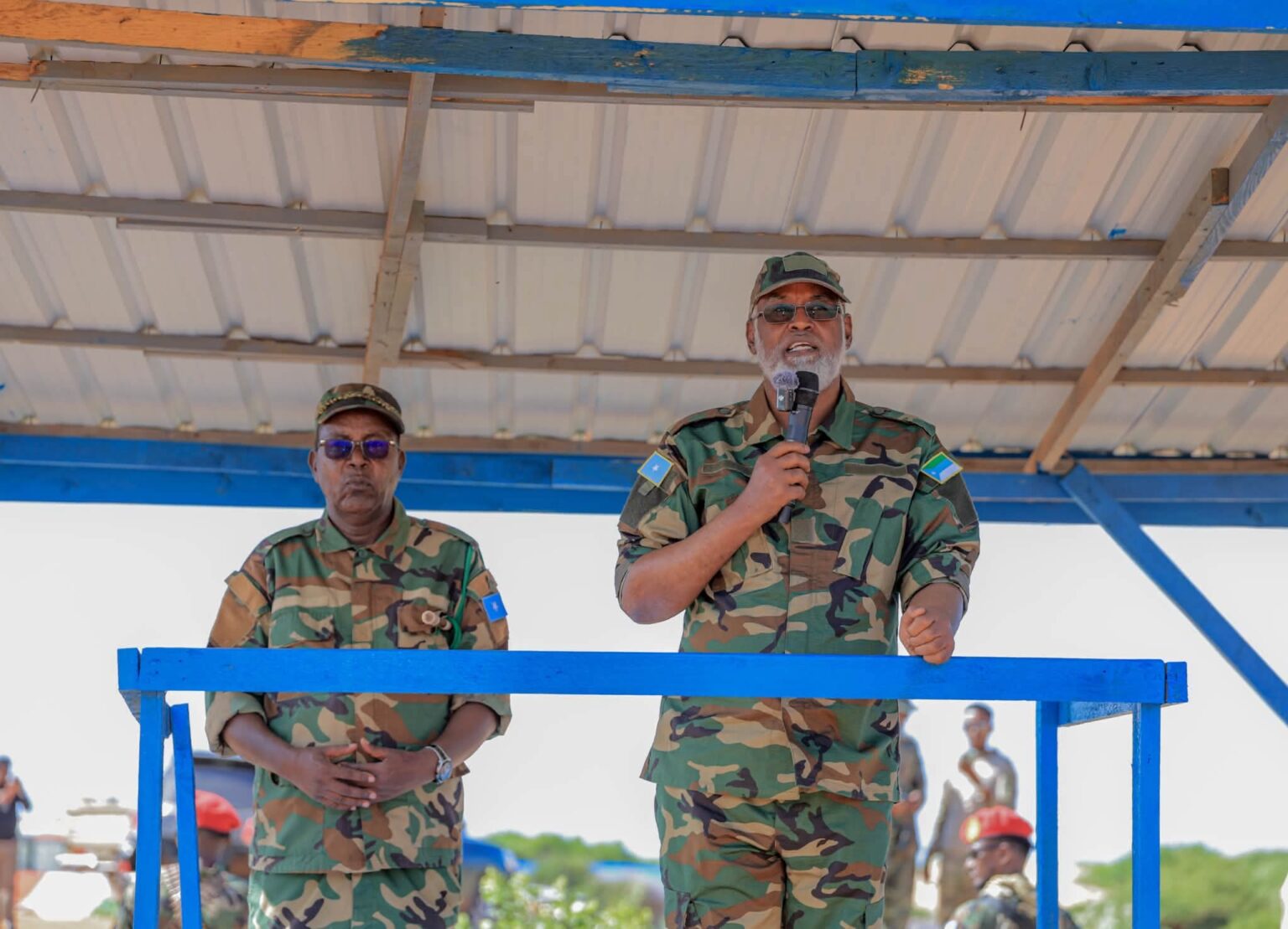 VIDEO: Axmed Madoobe oo soo Bandhigay ciidamo, kuna dhawaaqay dagaal