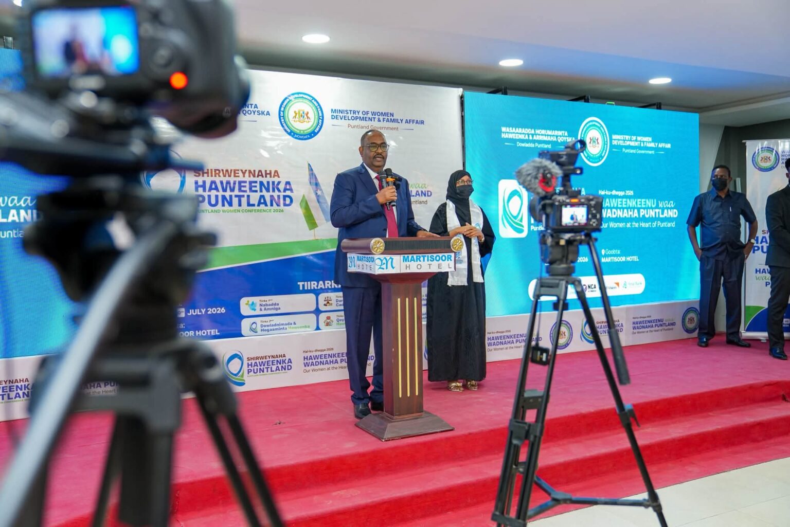 Deni oo Haweenka Puntland ku amaanay doorkooda sugida Amniga