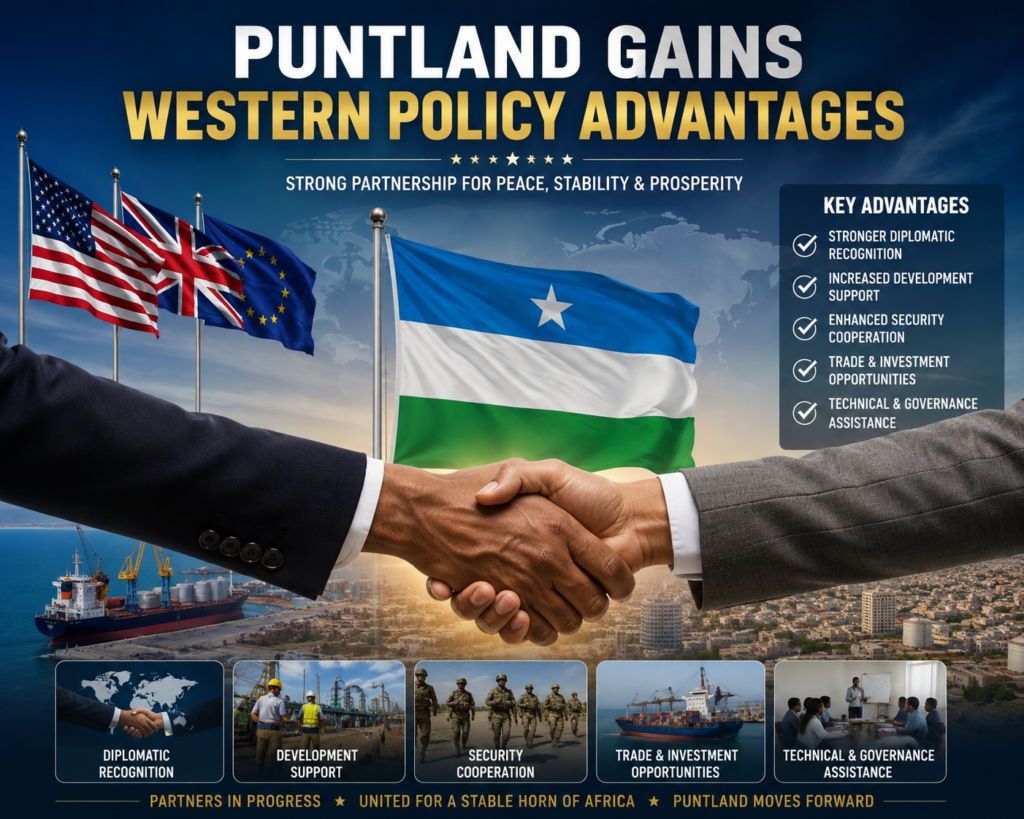 Puntland Gains Western Policy Advantages