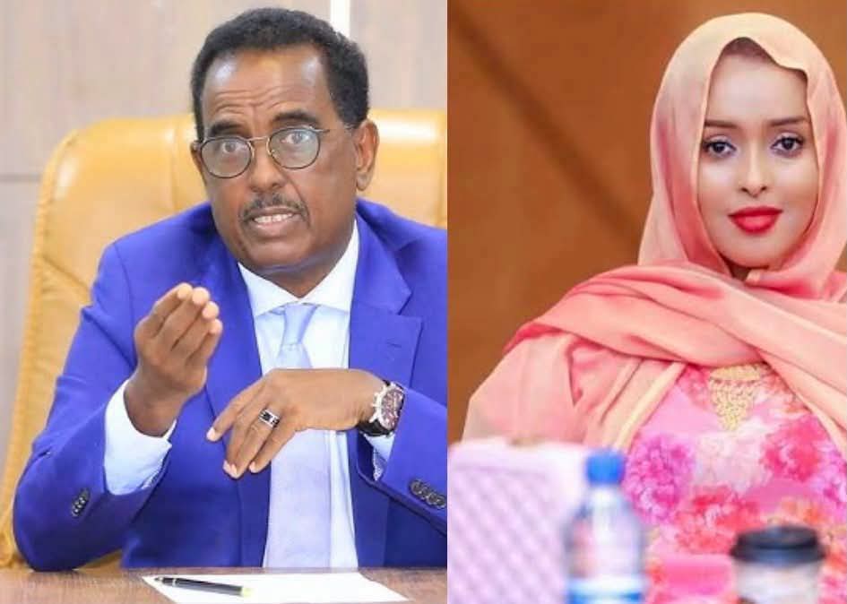 Cali Xoosh iyo Xildhibaanad Ifraax Nooleeye oo lagu kala jiiday garoonka Muqdisho