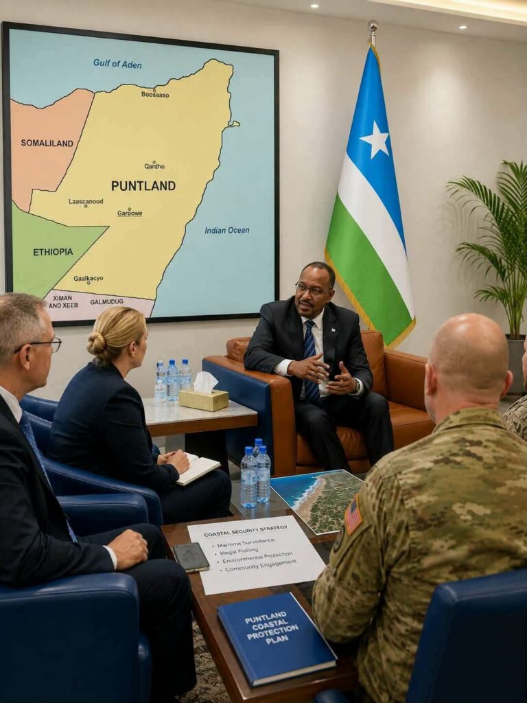 Puntland iyo USA oo iskaashi militari u bilowday siday qortay warbaahinta Maraykanka